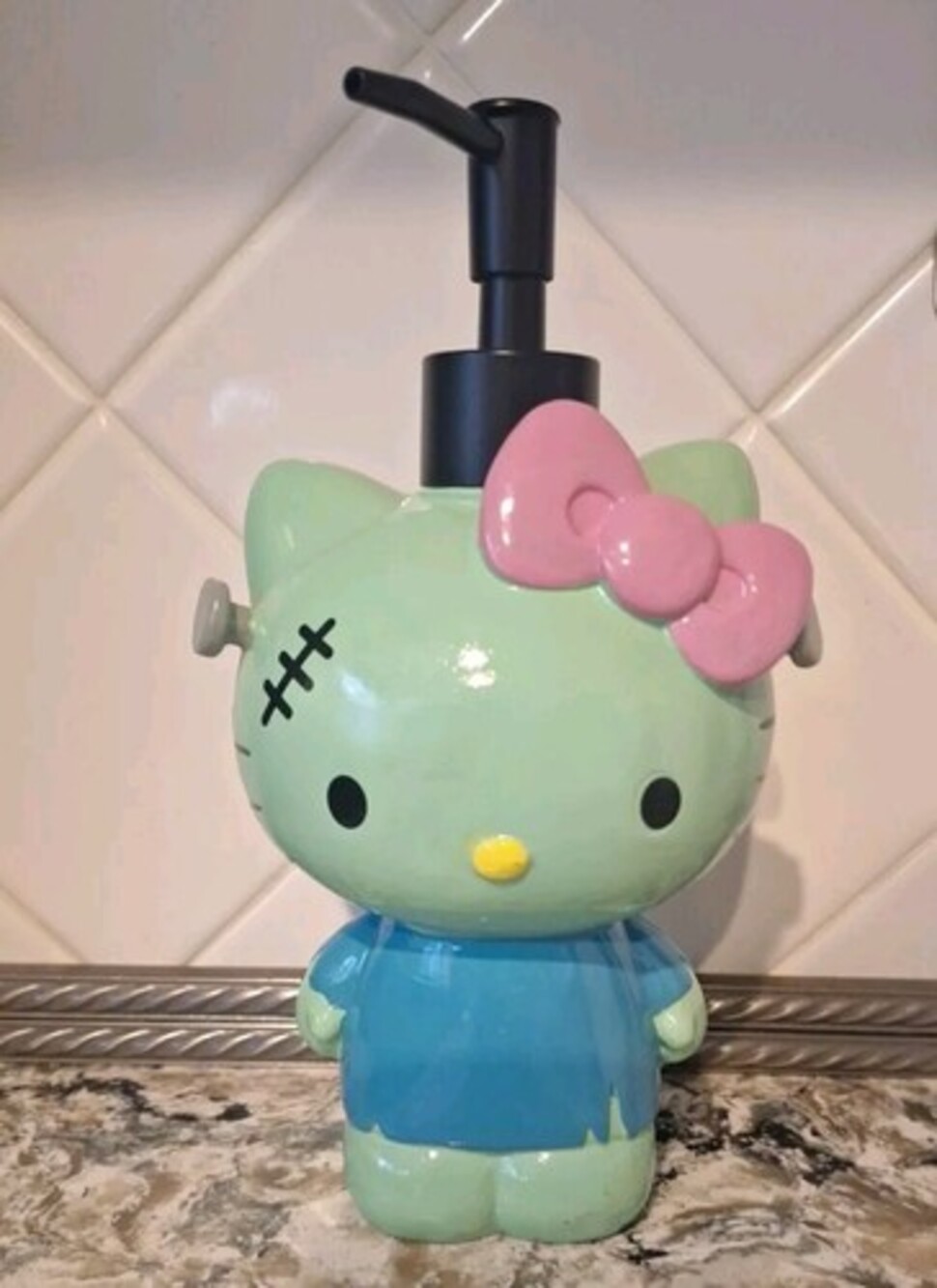 2024 Sanrio Hello Kitty Halloween Frankenstein Monstr Soap Lotion Pump Dispenser